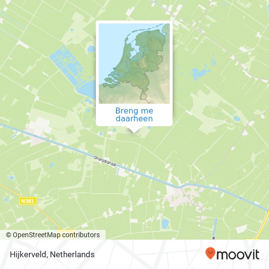 Hijkerveld kaart