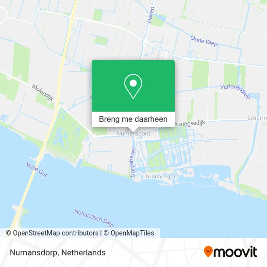Numansdorp kaart