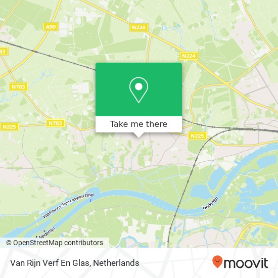 Van Rijn Verf En Glas kaart
