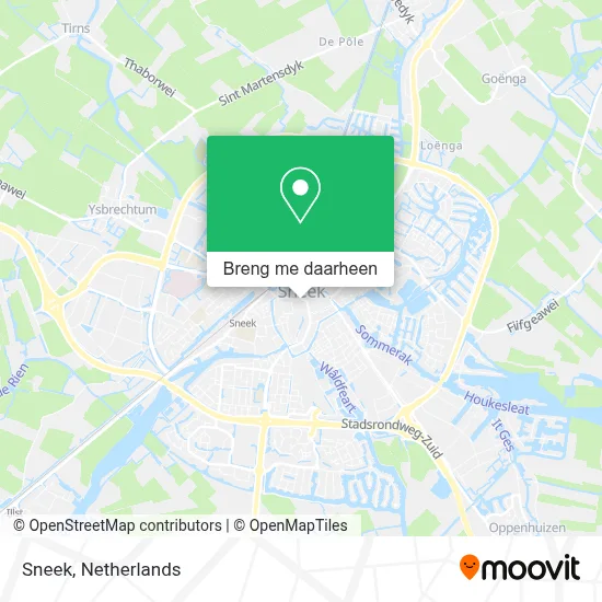 Sneek kaart