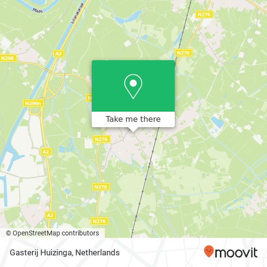 Gasterij Huizinga kaart