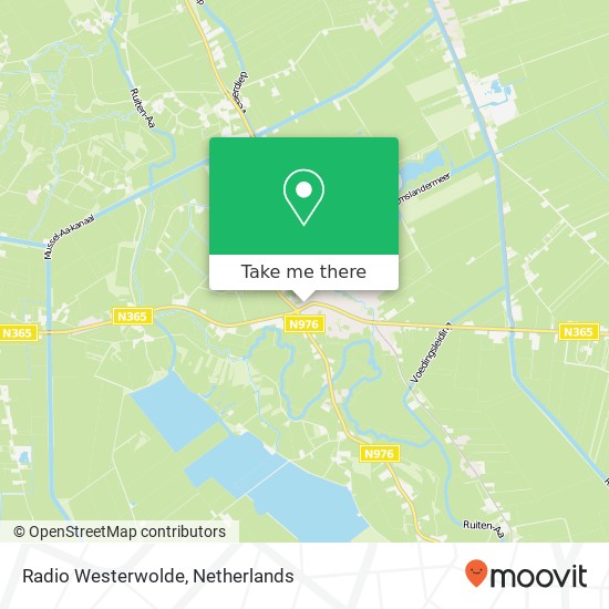 Radio Westerwolde kaart