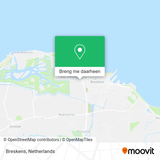 Breskens kaart