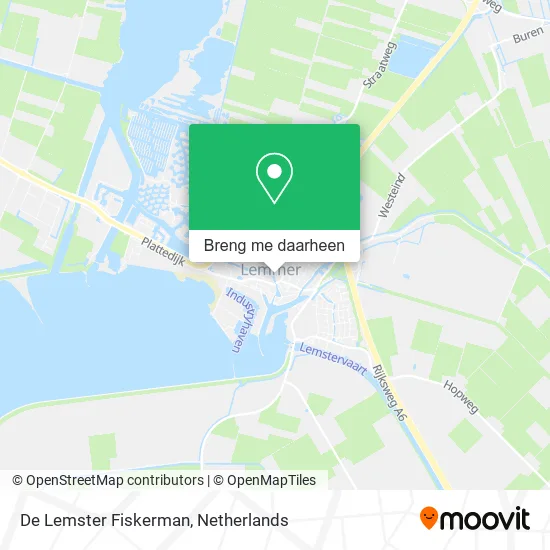 De Lemster Fiskerman kaart