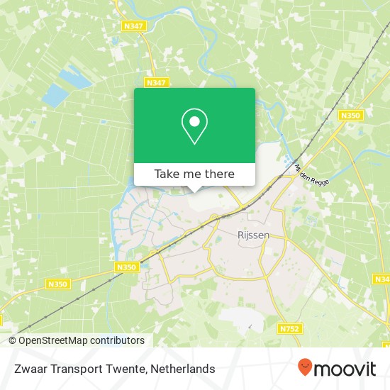 Zwaar Transport Twente kaart