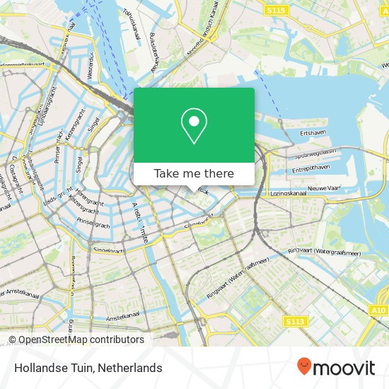 Hollandse Tuin kaart