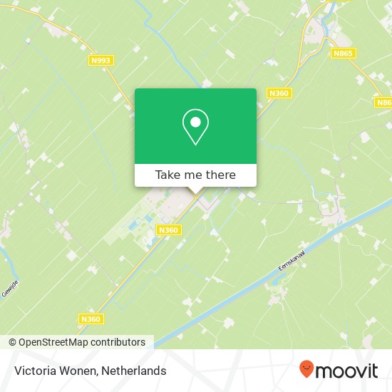 Victoria Wonen kaart