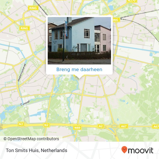 Ton Smits Huis kaart