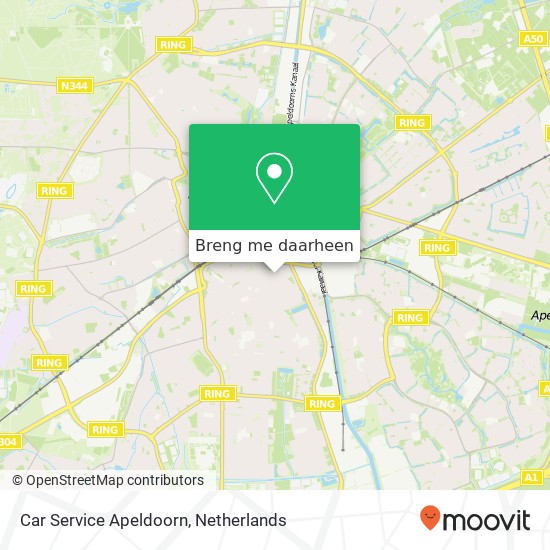 Car Service Apeldoorn kaart