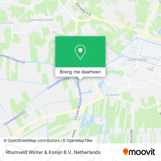Rhumveld Winter & Konijn B.V. kaart