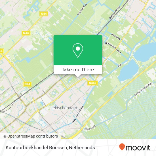 Kantoorboekhandel Boersen kaart