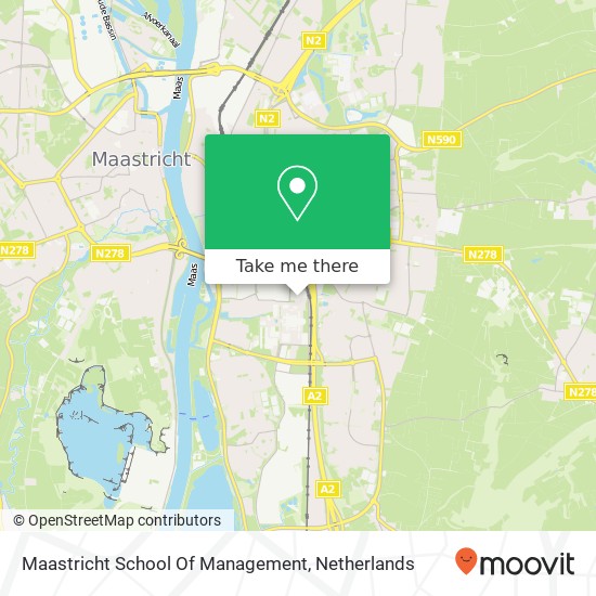 Maastricht School Of Management kaart
