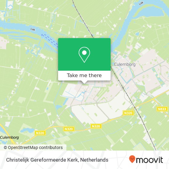 Christelijk Gereformeerde Kerk kaart