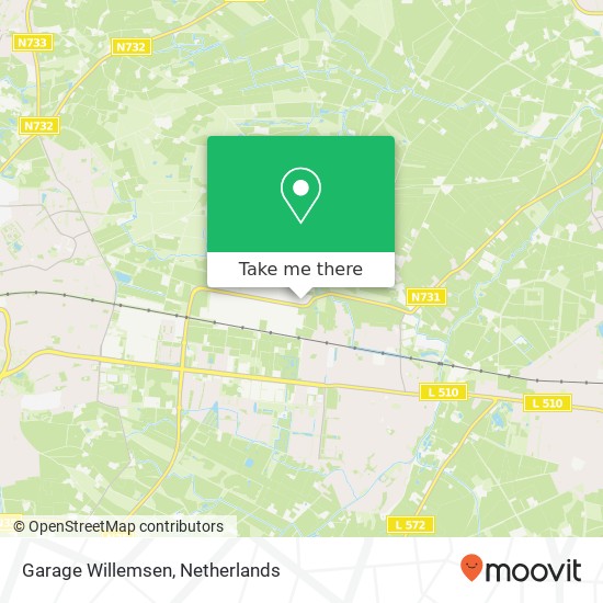 Garage Willemsen kaart