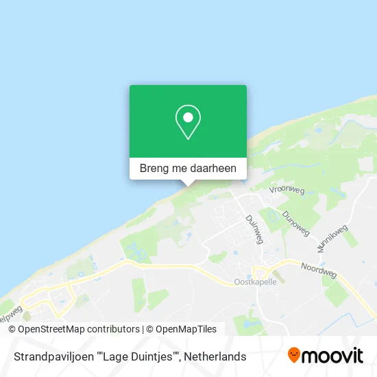 Strandpaviljoen "Lage Duintjes" kaart