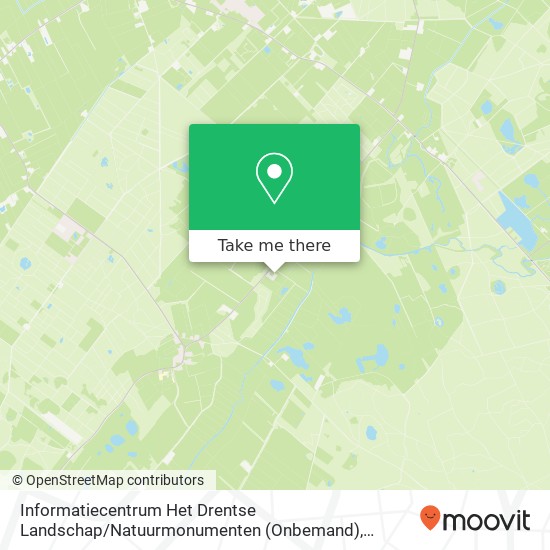 Informatiecentrum Het Drentse Landschap / Natuurmonumenten (Onbemand) kaart