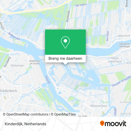 Kinderdijk kaart