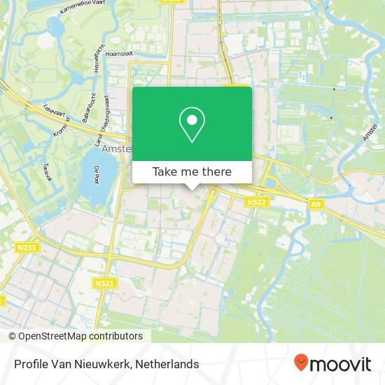 Profile Van Nieuwkerk kaart