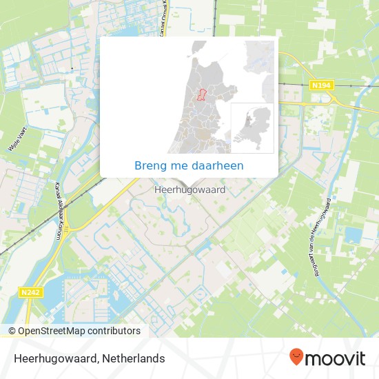 Heerhugowaard kaart