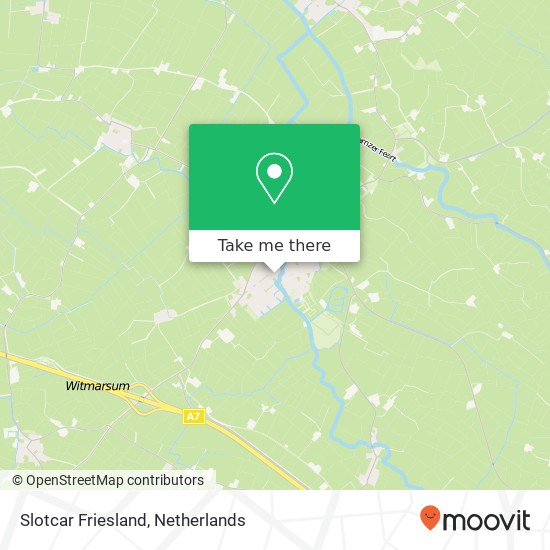 Slotcar Friesland kaart