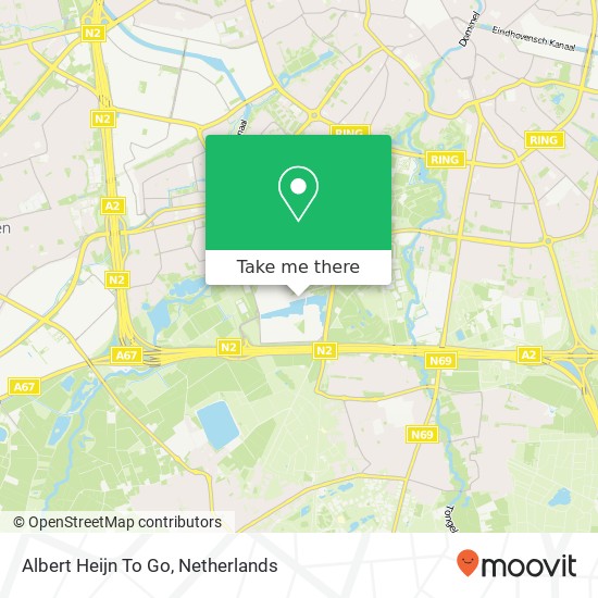 Albert Heijn To Go kaart