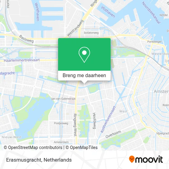 Erasmusgracht kaart