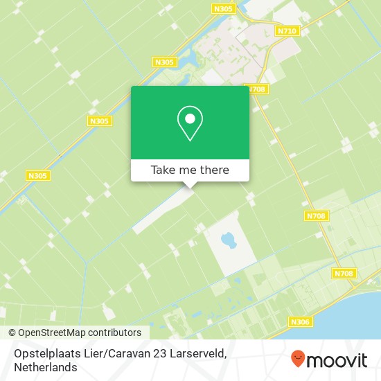 Opstelplaats Lier / Caravan 23 Larserveld kaart