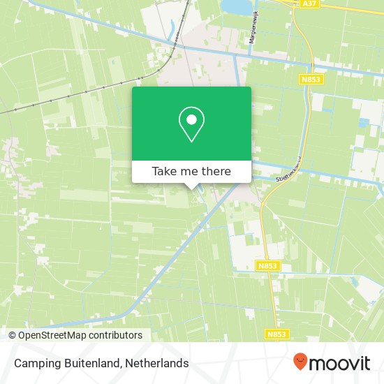 Camping Buitenland kaart