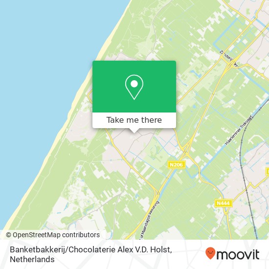 Banketbakkerij / Chocolaterie Alex V.D. Holst kaart