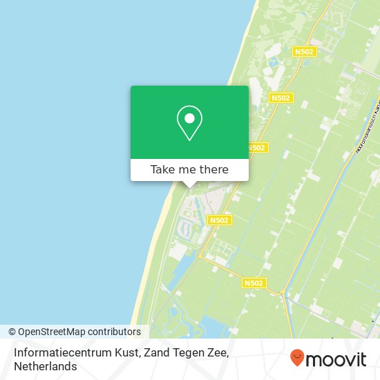 Informatiecentrum Kust, Zand Tegen Zee kaart