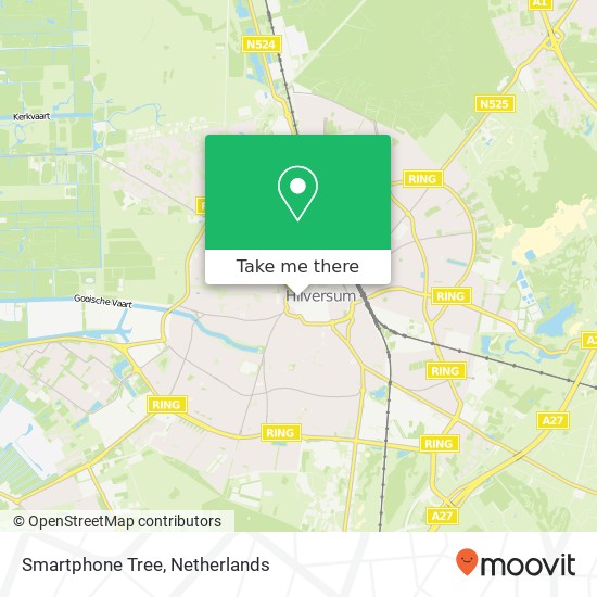 Smartphone Tree kaart