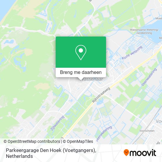 Parkeergarage Den Hoek (Voetgangers) kaart