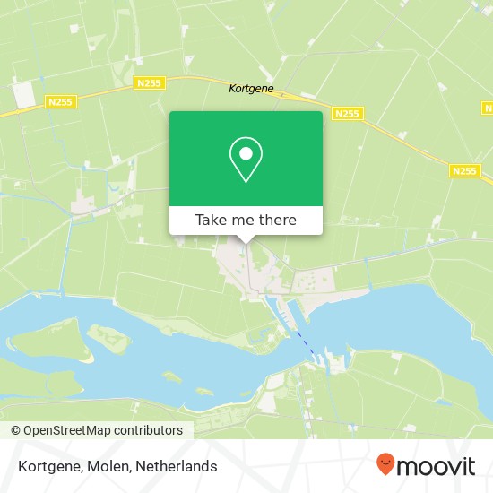 Kortgene, Molen kaart