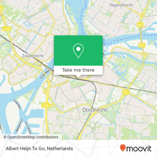 Albert Heijn To Go kaart