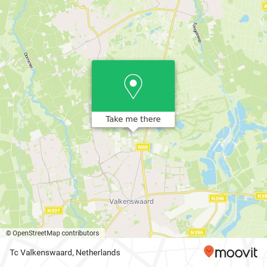 Tc Valkenswaard kaart