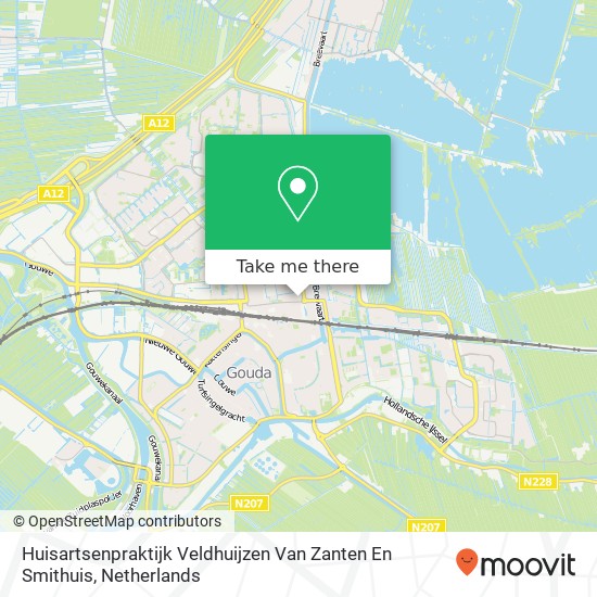 Huisartsenpraktijk Veldhuijzen Van Zanten En Smithuis kaart