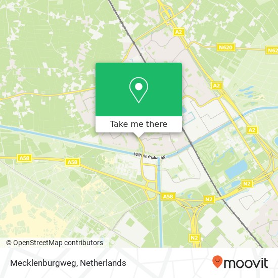 Mecklenburgweg kaart
