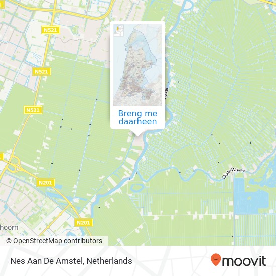 Nes Aan De Amstel kaart