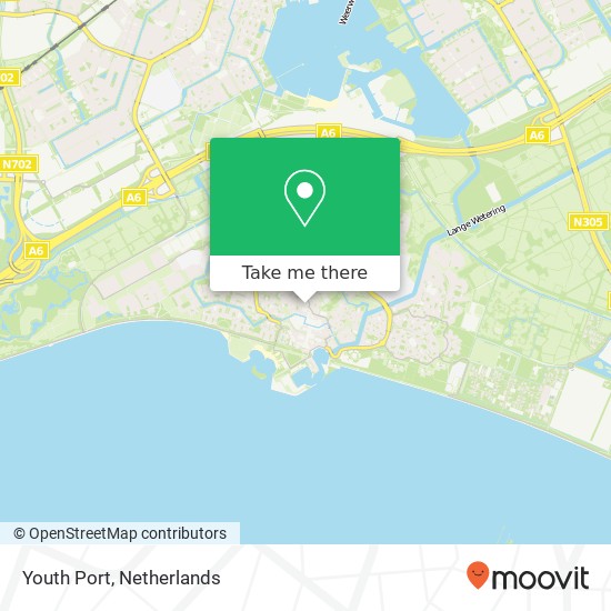 Youth Port kaart