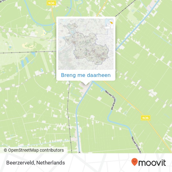 Beerzerveld kaart