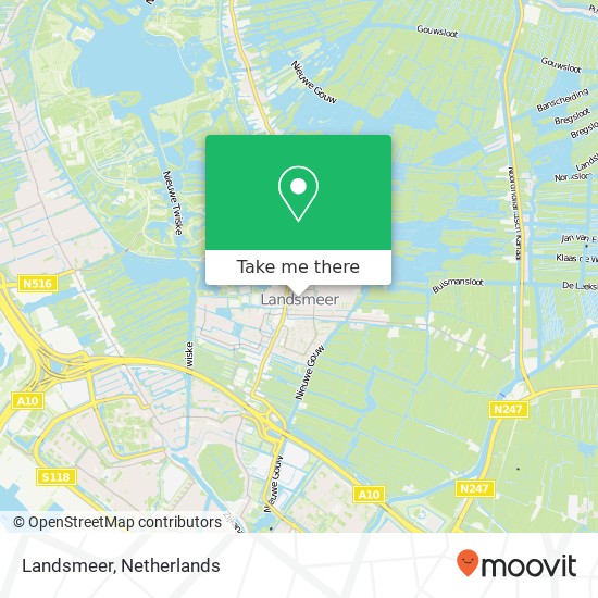 Landsmeer kaart