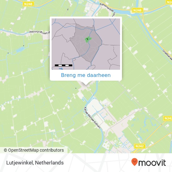 Lutjewinkel kaart