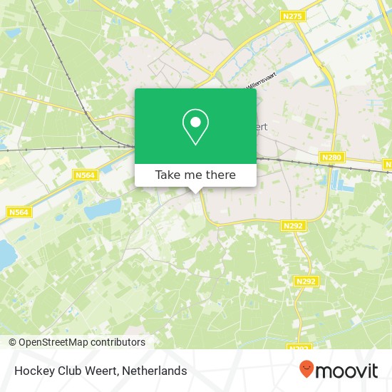 Hockey Club Weert kaart