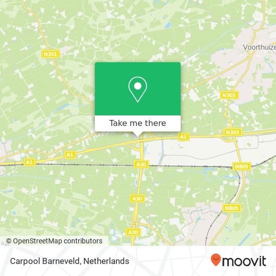 Carpool Barneveld kaart