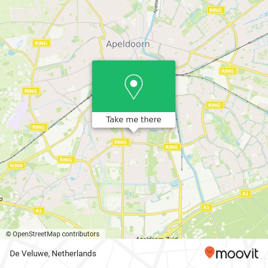 De Veluwe kaart