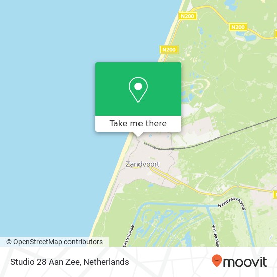 Studio 28 Aan Zee kaart