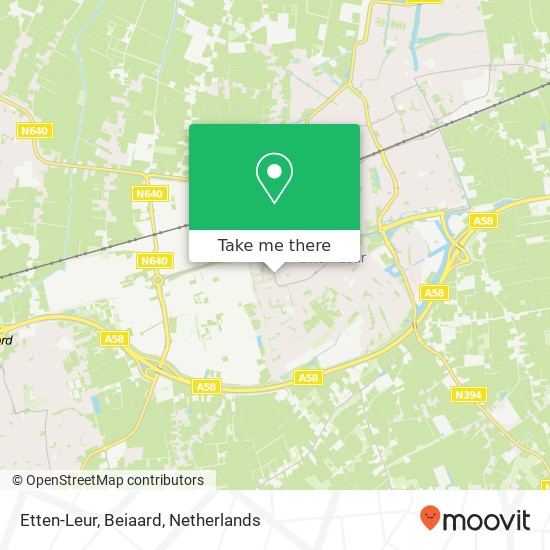 Etten-Leur, Beiaard kaart