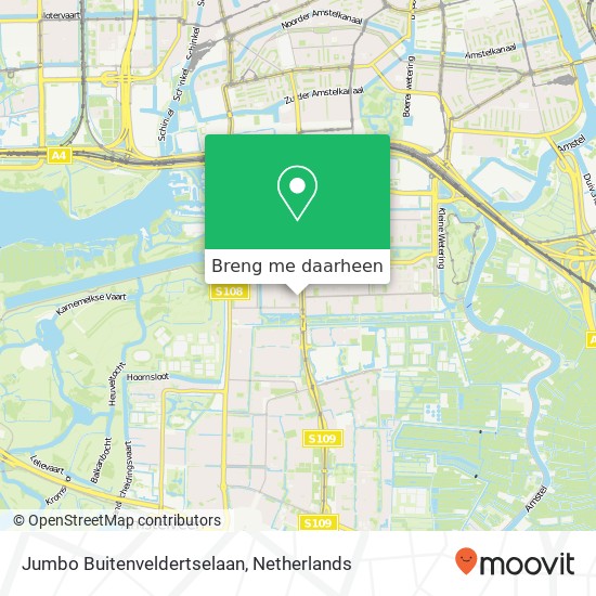 Jumbo Buitenveldertselaan kaart