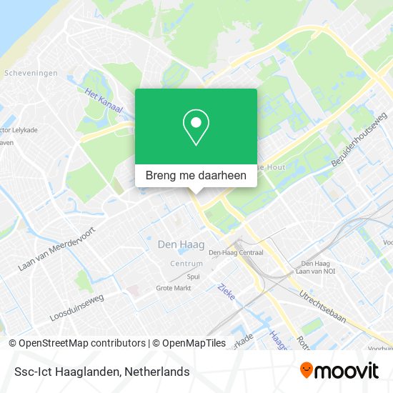 Ssc-Ict Haaglanden kaart