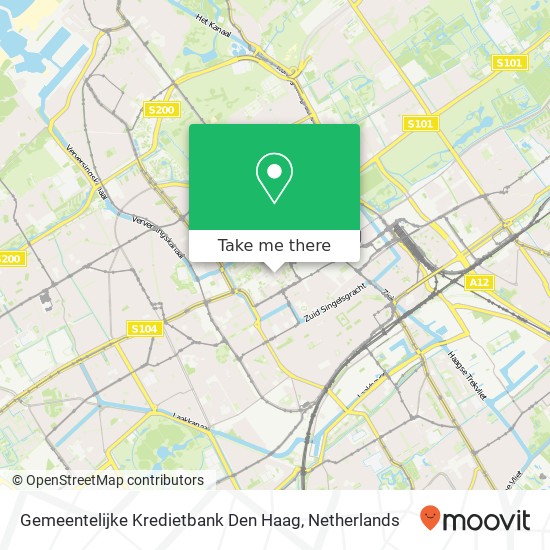 Gemeentelijke Kredietbank Den Haag kaart